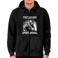 Post Is My Spirit Animal Zip Hoodies Malone Rapper