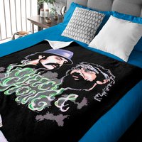 Cheech And Chong Movies Men's Black Baby Blankets — Baby Blankets