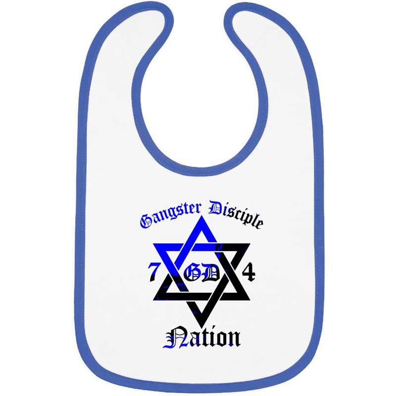 Gangster Disciple Nation Gd 74 Folks Gdn Bibs — Bavoirs