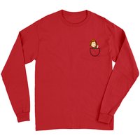 Peppermint Patty In Pocket - Snoopy - Long Sleeves — Mens T Shirts