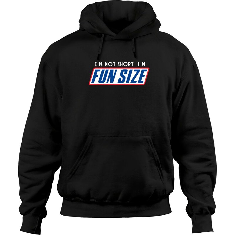 I M Not Short I M Fun Sized Snickers Marathan Funn Hoodies — Sweats à capuche pour hommes