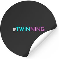 Funny Twins Matching Fraternal Or Identical Stickers — Autocollants et stickers