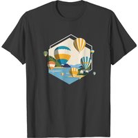 Hot Air Balloon Hot Air Balloon Driving Flight T-shirts — T-shirts pour hommes