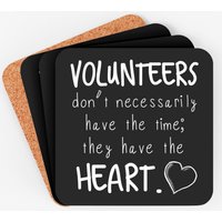 Volunteer Appreciation Gift Coasters — Sous-verres et napperons
