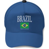 Brazil Vintage Style Unisex Baseball Caps | Brazil Painted Flag Crewneck