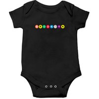 Brooklyn In Subway Bubbles - Brooklyn Nyc - Onesies