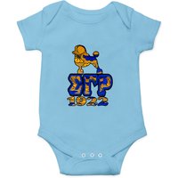 Sigma Gamma Rho African Print With Poodle And 1922 - Sigma Gamma Rho Gifts - Onesies