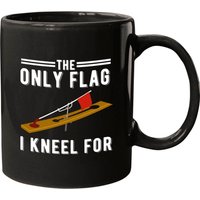 Ice Fishing Tip Up Flag Mugs - The Only Flag I Kneel For — Mugs & Tumblers