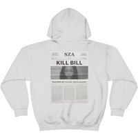 Sza Sos Album Kill Bill Newspaper Hoodie