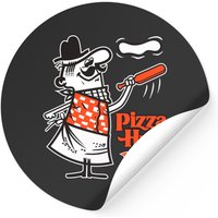 Pizza Hut Pete - Dark - Pizza Hut Pete - Stickers