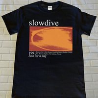 Slowdive T-shirt, Slowdive 1991 Just For A Day Rock Band Music Graphic Unisex T-shirt