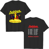 Dokken T-shirt, Dokken Under Lock And Key Tour 1985 T-shirt — Mens T Shirts