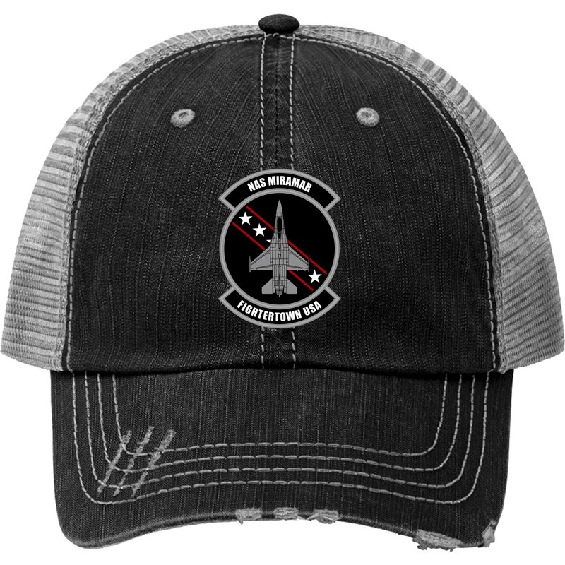 Nas Miramar F-16 Viper - Us Navy F 16 Fighting Falcon - Trucker Hats — Casquette de baseball