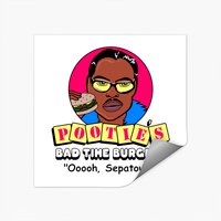 Pootie's Bad Time Burgers - Pootie Tang - Stickers — Autocollants et stickers