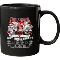Oklahoma Sooners 127th Anniversary 1896-2022 Signature Mugs — Mugs & Tumblers