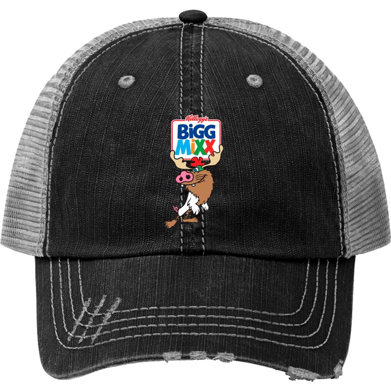 Bigg Mixx Cereal - Bigg Mixx - Print Trucker Hat — Casquette de baseball