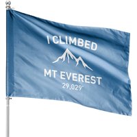 I Climbed Mt Everest Outdoor Hiking House Flags