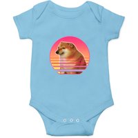 Cheemsburbger Vaporwave - Cheemsburbger Meme - Onesies