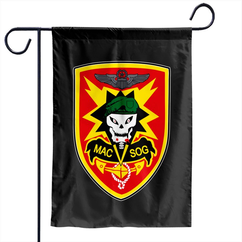 Mac - V Sog - Ssi - Vietnam Emblem - Military - Garden Flags — Drapeaux décoratifs