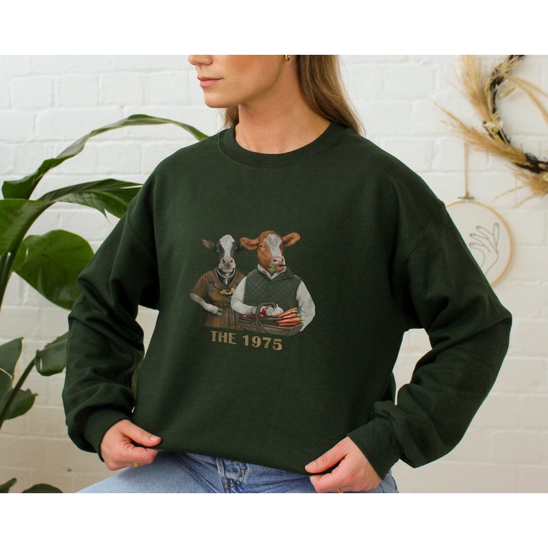 Cow Wearing My Sweater The 1975, When We Are Together Sweatshirt — Sweats à capuche pour hommes