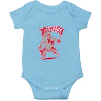 Vintage Looking Unm Lobos Mascot - New Mexico - Onesies — Bodys bébé