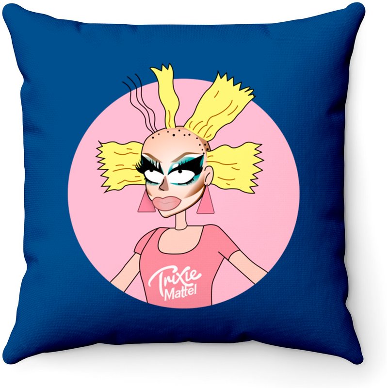 Cynthia Mattel - Trixie Mattel - Throw Pillows — Coussins décoratifs