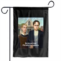 Schrute Farms (gothic) - The Office - Garden Flags