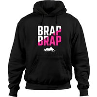 Brap Brap Snowmobile Pink Hoodies