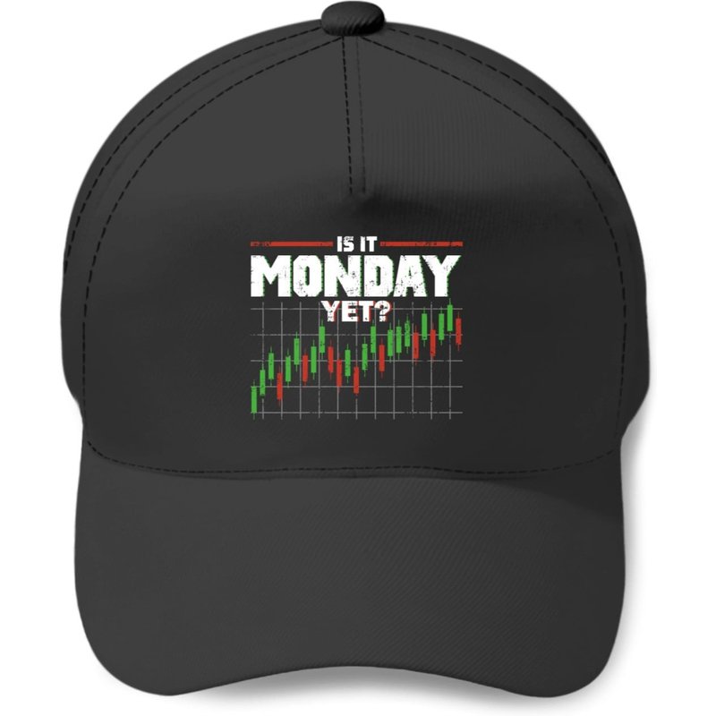 Is It Monday Yet Funny Stock Market Daytrader - Is It Monday Yet - Baseball Caps — Casquette de baseball