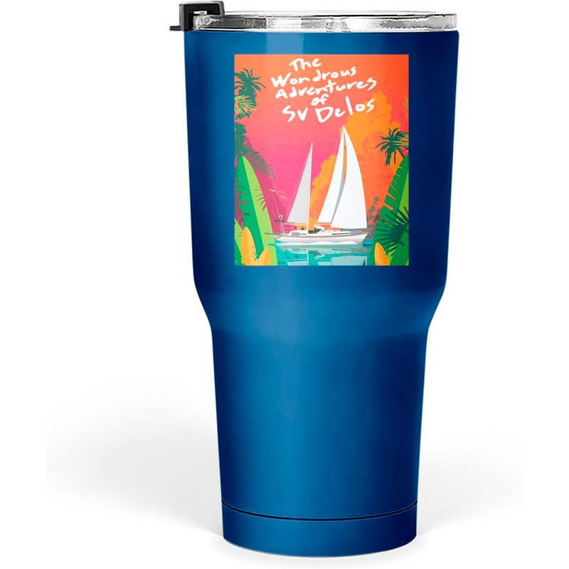 Adventures Of Sv Delos - Boats - Tumblers 30 Oz — Tasses et gobelets