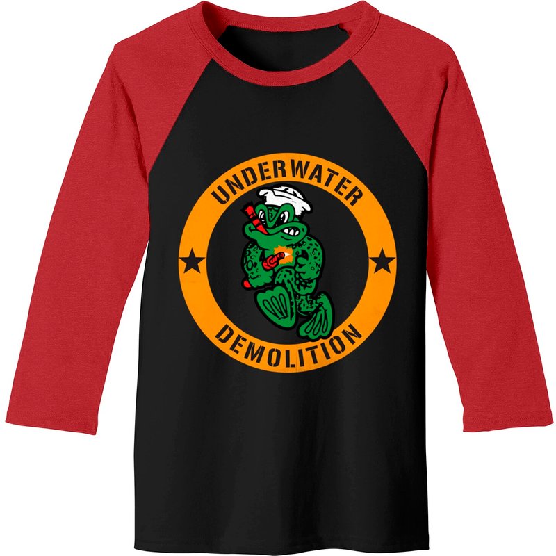 Fifties Frogman - Navy Seal - Baseball Tees
