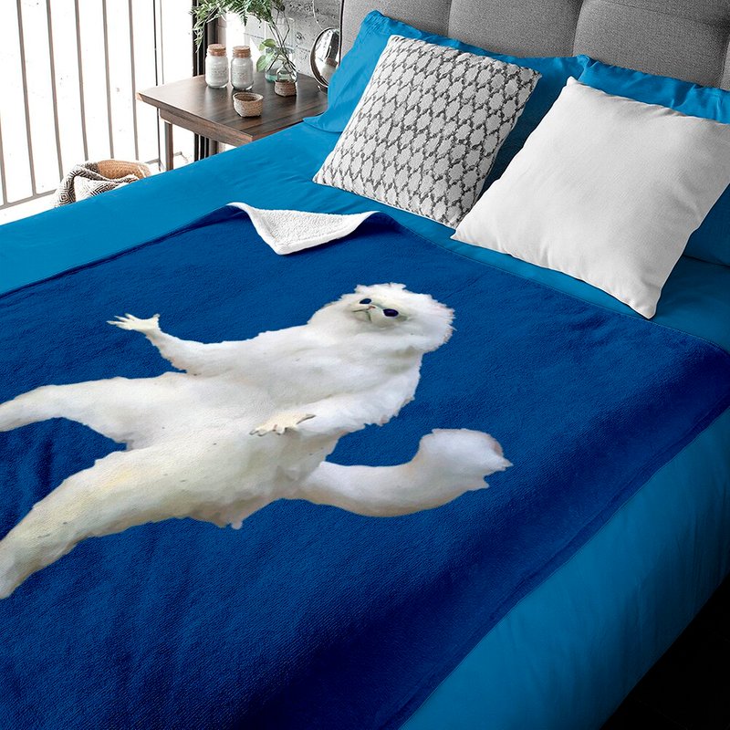 Persian Cat Room Guardian Dank Meme Excuse Me Baby Blankets — Baby Blankets