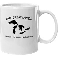 Great Lakes No Salt No Sharks Mug