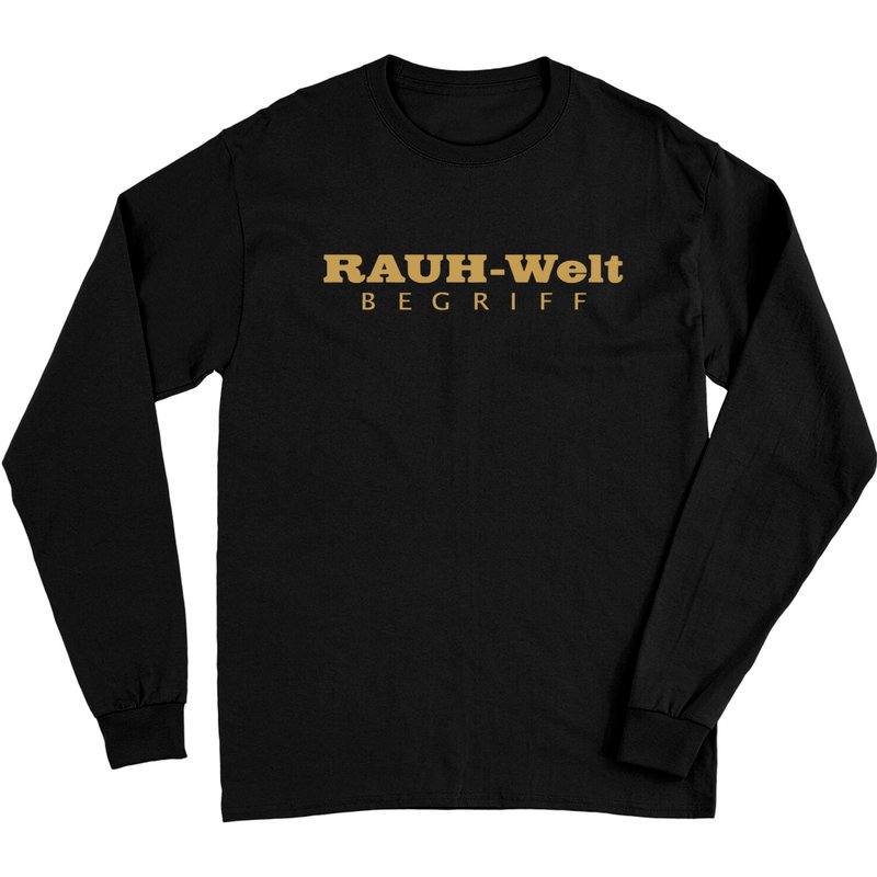 Rwb Shirt: Rauh Welt Begriff Gold Logo Long Sleeves - Rauh Welt Begriff - Long Sleeves — T-shirts pour hommes