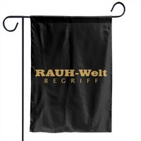 Rwb Shirt: Rauh Welt Begriff Gold Logo Garden Flags - Rauh Welt Begriff - Garden Flags