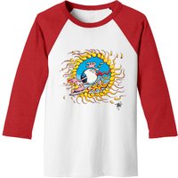 Rick Griffin Surfing Eyeball Baseball Tees — T-shirts pour hommes