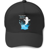 I Just Really Like Beluga Whales Ok Baseball Caps