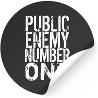 Public Enemy Number One Stickers — Autocollants et stickers
