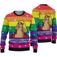 Heyyeya He-man Christmas Ugly Sweater — Sweats à capuche pour hommes