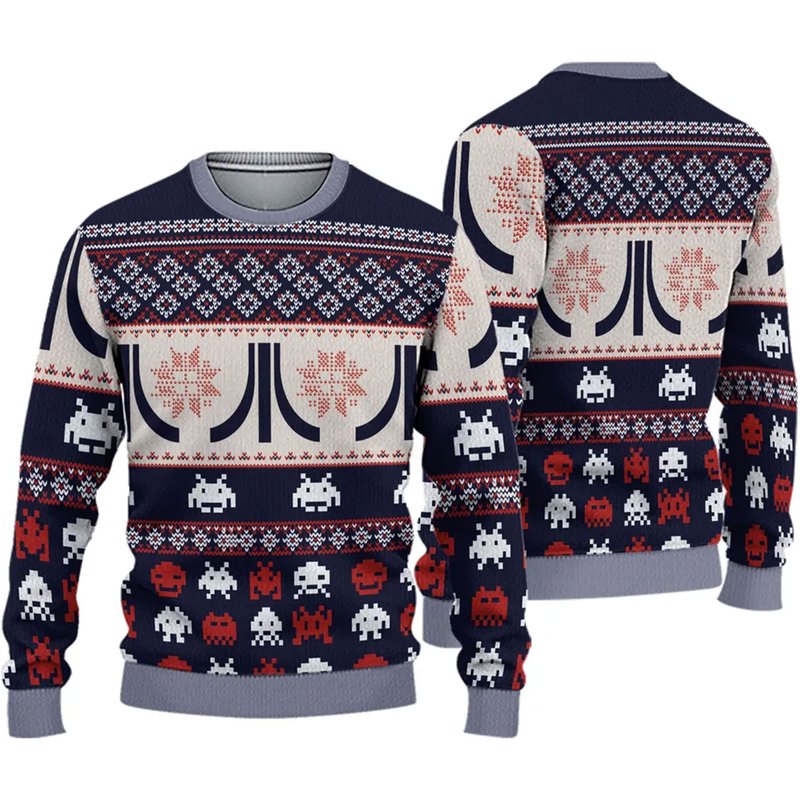 Atari Classic Christmas Ugly Sweater — Chandails pour hommes