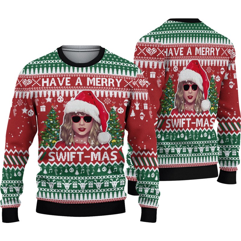 Have A Merry Swiftmas Christmas Ugly Sweater — Chandails pour hommes