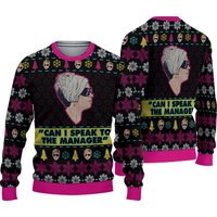 Karen Talks To Manager Meme Christmas Ugly Sweater — Sweats à capuche pour hommes
