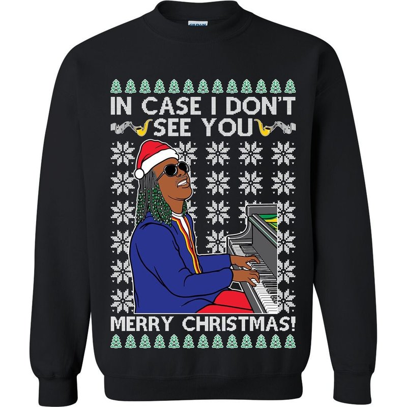 Ugly Christmas Sweater In Case I Don't See You Merry Christmas — Mens Sweaters