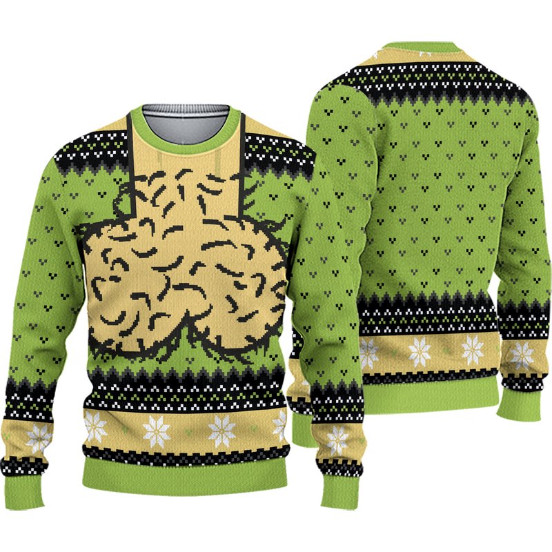 Dicky Meme Ugly Funny Christmas Holiday Sweater — Chandails pour hommes