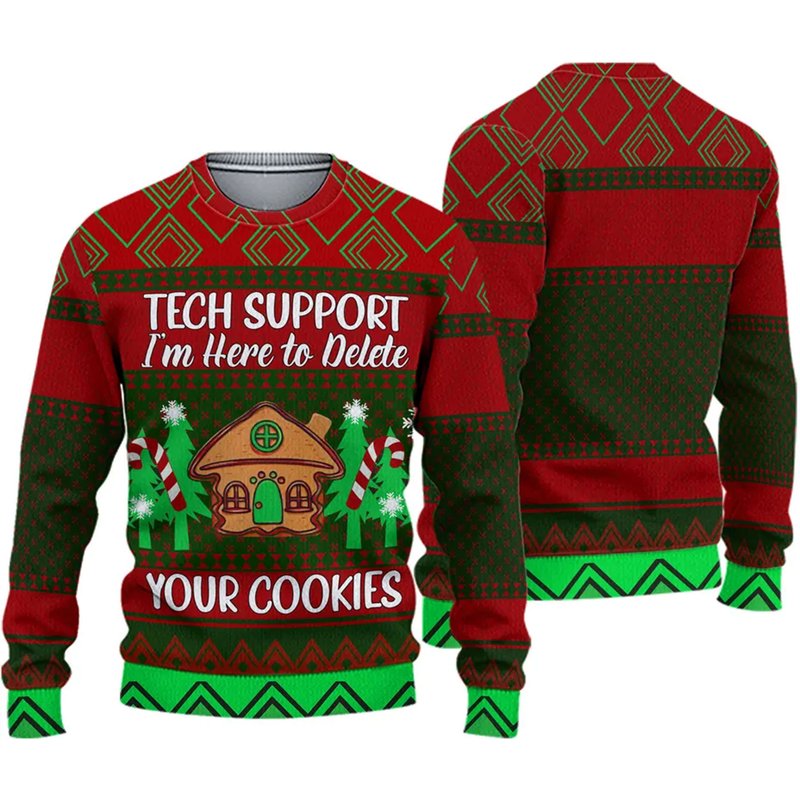 Tech Support Ugly Christmas Sweater