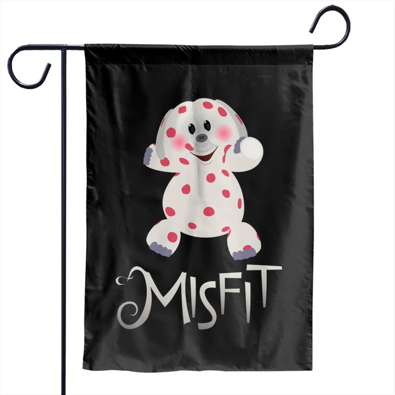 Misfit - Spotted Elephant - Rudolph - Garden Flags — Drapeaux décoratifs