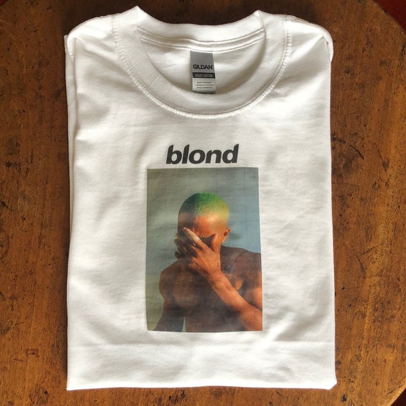 Frank Ocean Blond White Graphic Vintage-style T-shirt