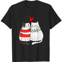 Cute Valentine Cats Shirt, Valentine's Day Shirt, 2023 Valentines Day