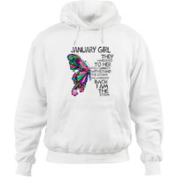 January Girl She Whispered Back I Am The Storm Butterfly Hoodies — Sweats à capuche pour hommes