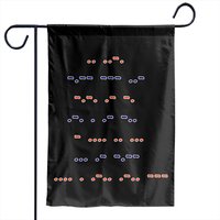Morse Code - If You Can Read This Say Hello - Morse Code - Garden Flags — Drapeaux décoratifs